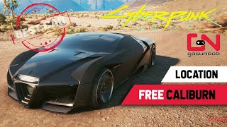 Cyberpunk 2077 Free CALIBURN Location Fastest Car Batman Easter Egg [upl. by Anaek]