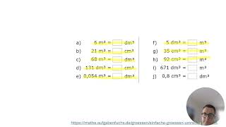 Längen Fläche Volumen Masse berechnen [upl. by Haek547]