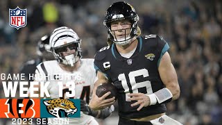 Cincinnati Bengals vs Jacksonville Jaguars  2023 Week 13 Game Highlights [upl. by Ahtekahs]