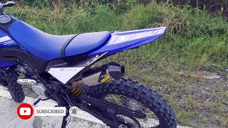 YAMAHA WR 155r TOP SPEED part 1 [upl. by Lyrad555]