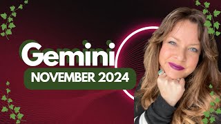 Gemini ♊️ in November 2024 • Intuitive Energy Forecast Predictions [upl. by Ennairak]