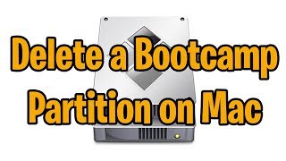 How to Delete Bootcamp Windows from your Mac [upl. by Erminia]