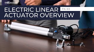 Standard Electric Linear Actuator  PA03 Product Overview  Progressive Automations [upl. by Krenek504]