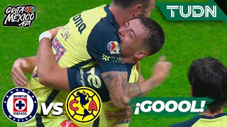 ¡GOL DEL AME ¡Viñas marca el empate  Cruz Azul 11 América  Grita México AP2021  J16  TUDN [upl. by Hanna]