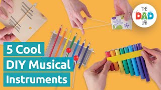 5 DIY Musical Instruments That Actually Work [upl. by Yrian669]