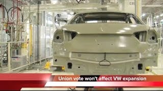 Union vote at Chattanooga VW plant wont affect decision to expand [upl. by Clapp]