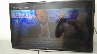 How to fix LED TV Black Screen No Backlight Problem TV SAMSUNG UE32H400 لمشكل إضاءة الخلفية [upl. by Anirat]