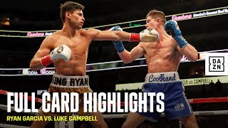 FULL CARD HIGHLIGHTS  Ryan Garcia vs Luke Campbell [upl. by Aierdna]