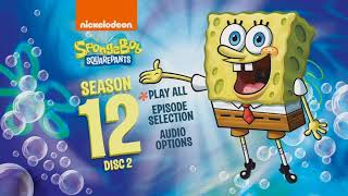 Gameplay  1119 SpongeBob The Complete Twelfth Season Disc 2 DVD Menu  201 [upl. by Dez397]