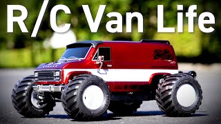 Kyosho Mad Van VE Brushless Monster Truck Review [upl. by Aihselat]