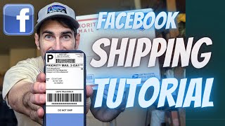 Facebook Marketplace Shipping Label Tutorial Step By Step 4x6 Thermal and 85x11 Settings [upl. by Scharaga]