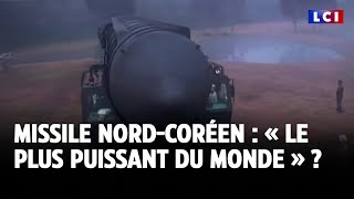 Missile nordcoréen  « le plus puissant du monde » [upl. by Yhtomot864]