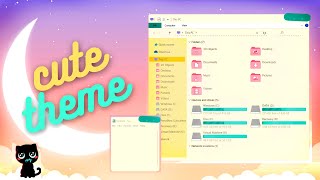 How to Super Cute ✦⭒ Windows Theme ⭒✦  Aesthetics for your Laptop [upl. by Imeka]