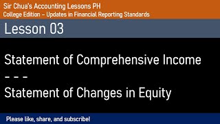 Statement of Comprehensive Income and Statement of Changes in Equity [upl. by Fitts]