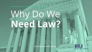 Why Do We Need Law or Laws in Society [upl. by Rosenthal]