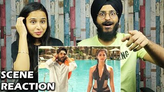 DJ Pooja Hegde Swimming Pool Comedy Scene Reaction  Duvvada Jagannadham  Allu Arjun [upl. by Eneluqcaj]