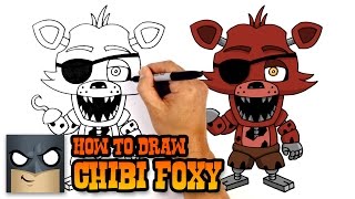 How to Draw Foxy  Five Nights at Freddys [upl. by Adniles614]