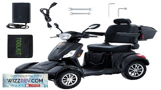 VEVOR Heavy Duty 4Wheel Mobility Scooters for Seniors amp Adults 500lbs Capacity Review [upl. by Selima]