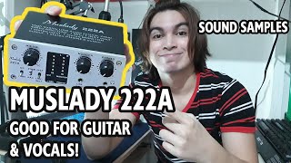 A Quick Muslady 222A REVIEW and SAMPLES  Audio Interface [upl. by Madlen59]