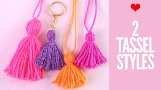 How to Make Tassels  Easy 2 Methods [upl. by Nahsrad]