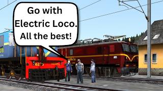 Train Loading and unloading Coal Live WAP4 ka bachcha  iDMG Gaming [upl. by Brower]