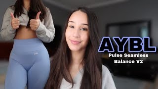 AYBL Gym Leggings Try On Review  Pulse  Balance V2 Seamless  Women Activewear [upl. by Bigot]