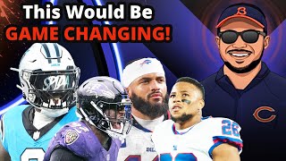 This Would Be GAME CHANGING 👀 Chicago Bears TOP FREE AGENT TARGETS for 2024 [upl. by Enait]