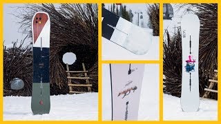 Four Burton Snowboards 2019 Product Highlights  TransWorld SNOWboarding STOMP Summit [upl. by Coltun471]