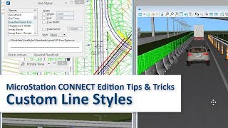 MicroStation CONNECT Edition Tips amp Tricks  Custom Line Styles [upl. by Kcoj]