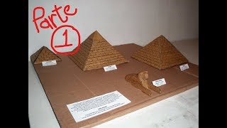 Piramides de Egipto 1 maqueta [upl. by Derwon680]