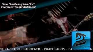 Un beso y Una flor  Seguridad Social  Pista Instrumental Karaoke  CalamusicStudio Demo [upl. by Violet]