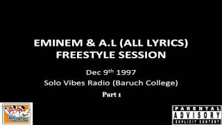 Eminem amp AL On Solo Vibes Radio Baruch College 12997 Part 1 [upl. by Li]