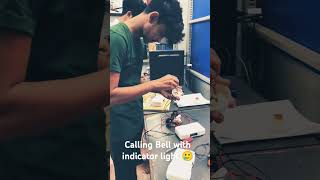 Calling Bell with indicator light and push button switch [upl. by Meunier]