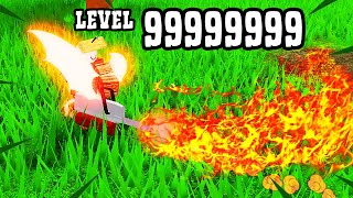 GETTING MAX LEVEL REBIRTH in Lawn Mower Simulator  Roblox [upl. by Nally]