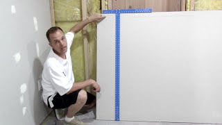 How to cut drywall  Sheetrock [upl. by Notniuqal]