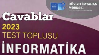 İnformatika test toplusu cavabları 2023 DİM [upl. by Wooster]