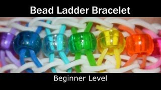 Rainbow Loom® Bead Ladder Bracelet [upl. by Adlee414]