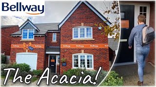 Touring SPACIOUS 4 Bed Detached Bellway THE ACACIA UK New Build Showhome  The Spinney Shrewsbury [upl. by Trudy77]