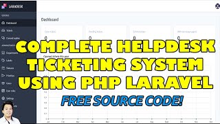 Complete Helpdesk Ticketing System using PHP Laravel and MySQL  Free Source Code Download [upl. by Brigette746]