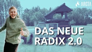 RADIX 20  Alle NEUERUNGEN des beliebten AluminiumDachzelt  ARCTA [upl. by Kirstyn]