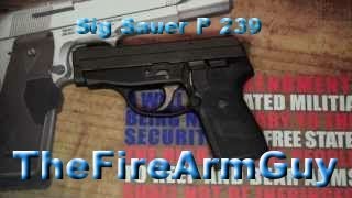 Sig Sauer P239  Excellence in 9mm  TheFireArmGuy [upl. by Aisan]