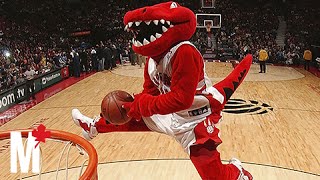 What it feels like to be the Raptor Toronto’s NBA mascot [upl. by Naesyar]