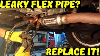 DIY Flex Pipe Replacement on Toyota Camry [upl. by Cuthburt777]