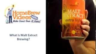 What is malt extract brewing [upl. by Melesa]