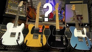 Fender American Telecasters  Whats the difference [upl. by Thgiwed31]