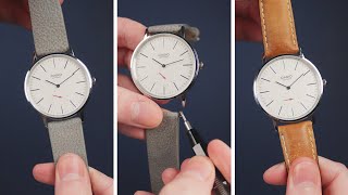 How To Change A Watch Strap  Quick amp Easy Tutorial For Different Strap Types [upl. by Julina499]