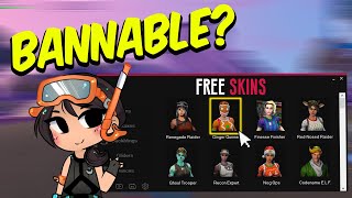 Are Fortnite SKIN CHANGERS SAFE Or Bannable [upl. by Mitchel256]