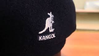 Кепка Kangol Wool Hawker Black с серебряным логотипом [upl. by Asilej]