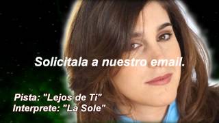 Lejos de ti  Soledad Pastorutti  Instrumental Karaoke  Calamusic studio [upl. by Ennaul]