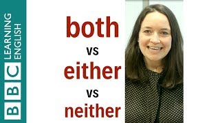 Both vs Either vs Neither  English In A Minute ⏰ [upl. by Hippel733]